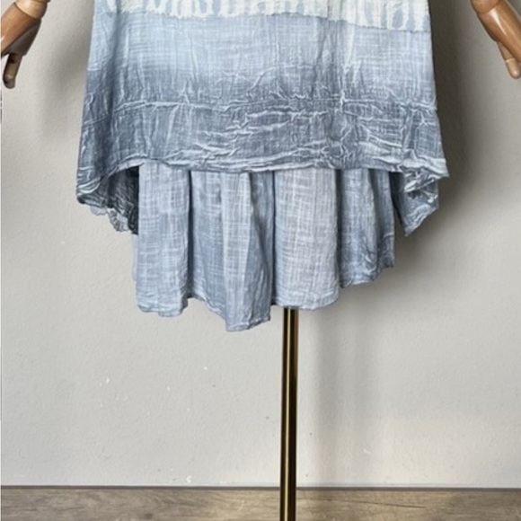 VASNA made in Italy Layered Eyelet Embroidered Tank Dress size 1X - Picture 8 of 9